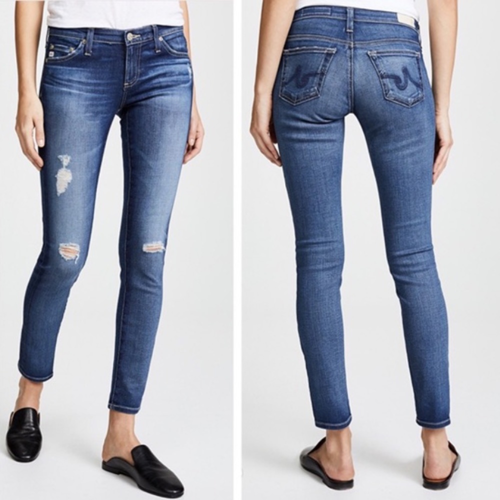 AG Jeans skinny distressed
